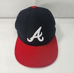 New Era Atlanta Braves 59FIFTY Size 6 1/2" YTH Fitted Hat  LNWOT